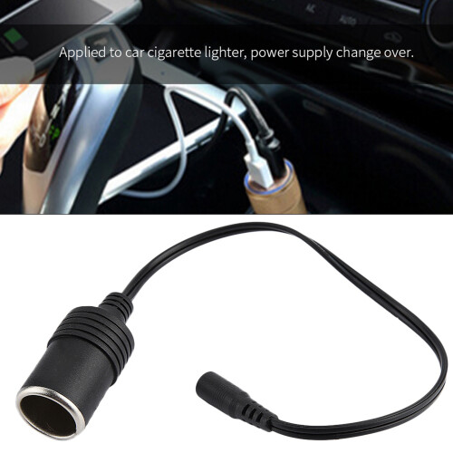 20cm Car Cigarette Lighter Female Socket Charger Cable Power Adapter Connector 2