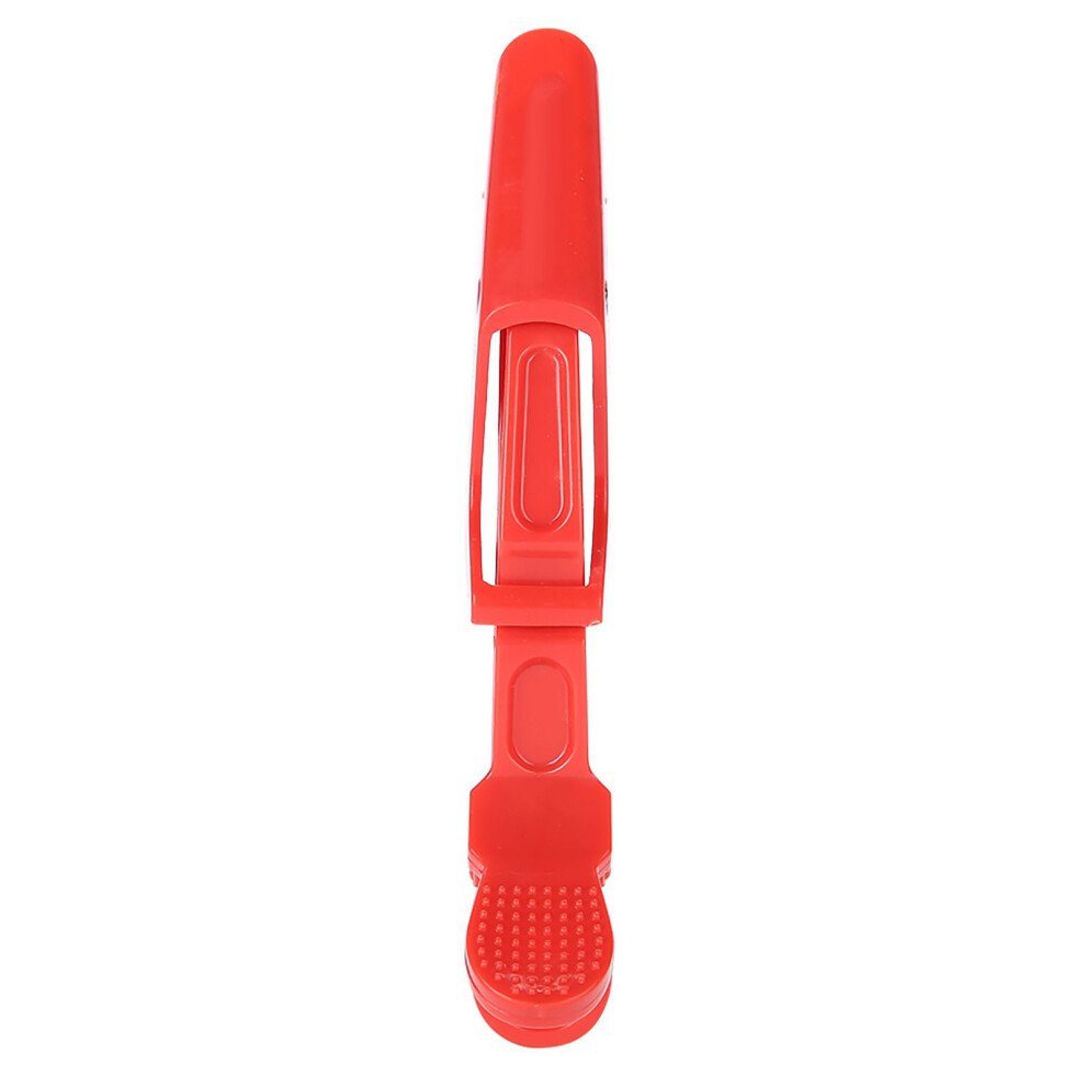 Red/Black/Purple 6Pcs Aluminium Alloy Hair Clips Anti-Slip Claw 11.4Cm