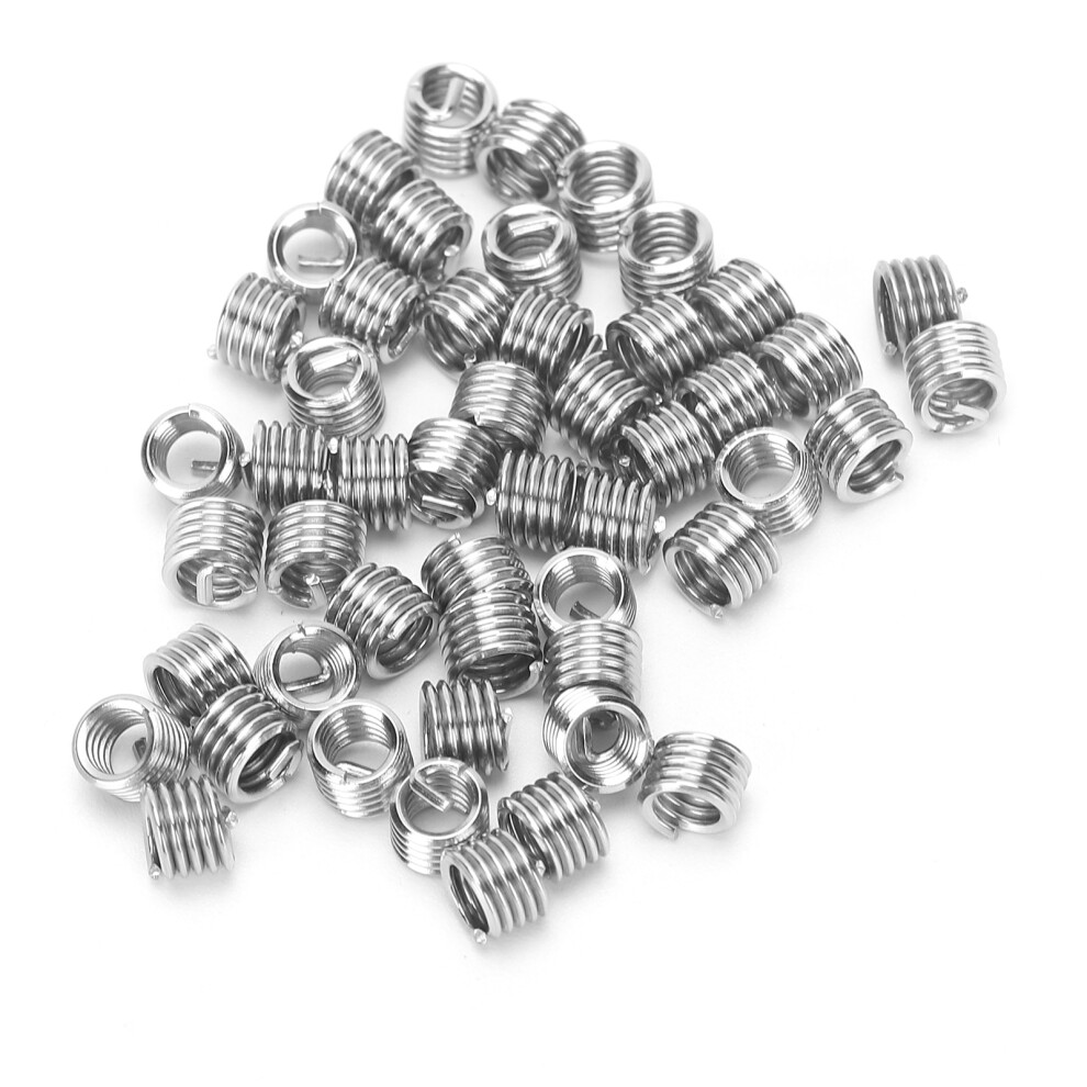 50Pcs Wire Thread Bushing Screws Us Units 10Â24X1.5d Repair Tool Kit 5091359264316