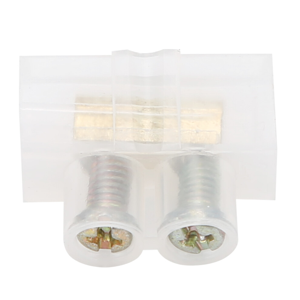 Industrial 50Pcs Terminal Block Strip Flameretardant 10A Throughwire Connectors 8121359264638