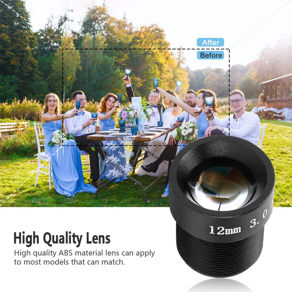 3 Megapixel Cctv Board Lens 12Mm Focal Length Replacement For Security Cameras 6911359264040