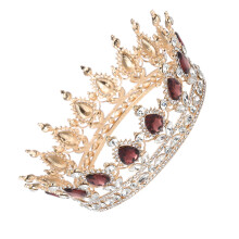 Elegant Rhinestone Tiara Crown Bridal Hair Accessory 13cm Diameter