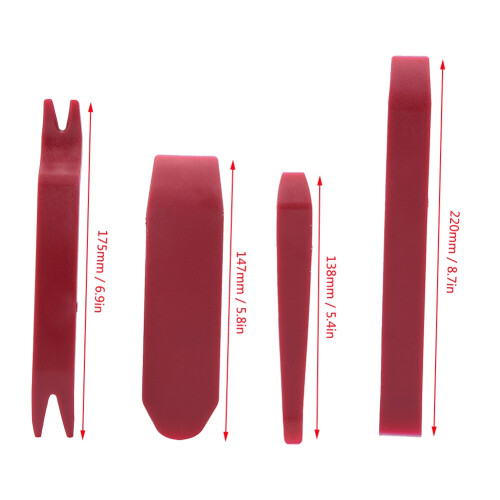 4Pcs Car Stereo Pry Tools Kit for Removing Door Clips Panel Dashboard 2
