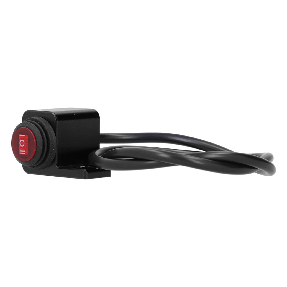 Waterproof Handlebar Switch For Motorcycle Atv With 0.4In Mount, Aluminum Alloy 4311359265641