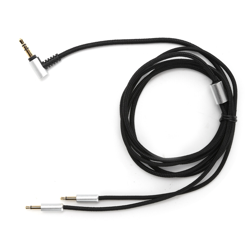 1.2M Braid Headphone Cable For Hd202 Hd497 Hd447 Hd212 Pro Black 9321359268301