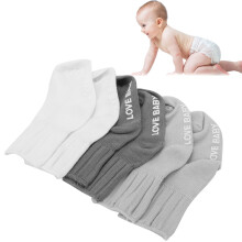 Baby Unisex Anti-Rutsch Baumwollsocken, 3 Paar, Für 3-5 Jahre