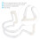 Violin Bow Collimator 4/4 4/3 1/2 Straightness Corrector Tool White 12