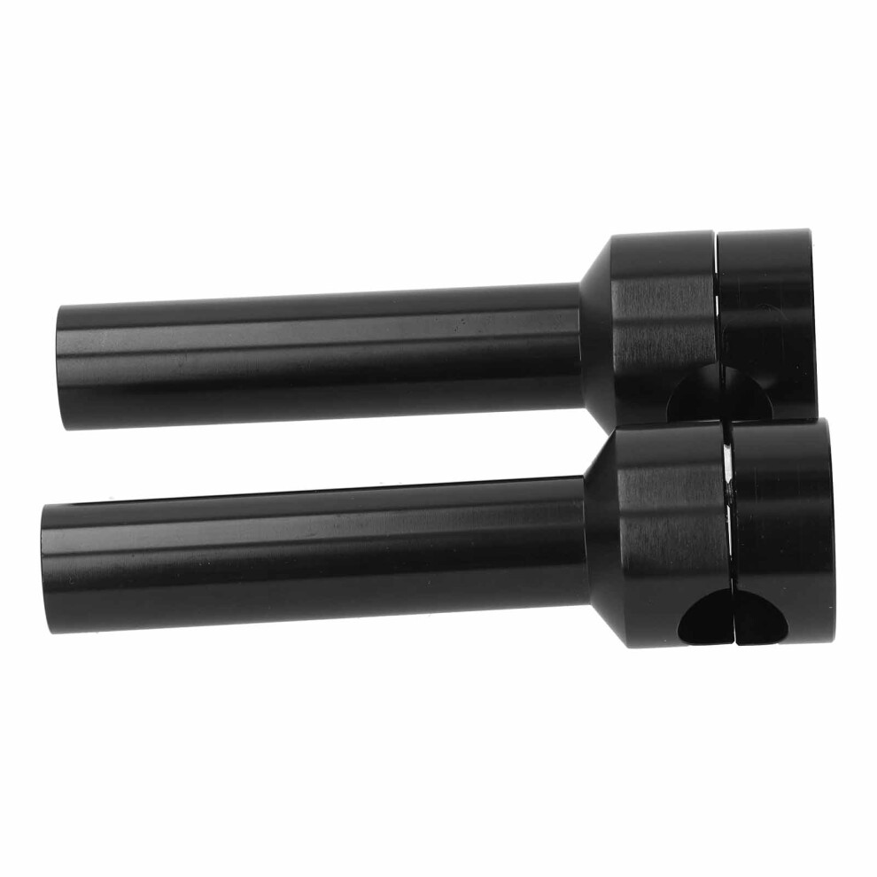 25Mm Aluminum Handlebar Riser Mount Clamp Kit For Motorcycle Black 8451359276462