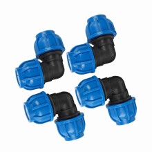 PVC 32 mm auf 32 mm Wasserrohr Bogenanschluss 4 Stück langlebiger Kunststoffverbinder