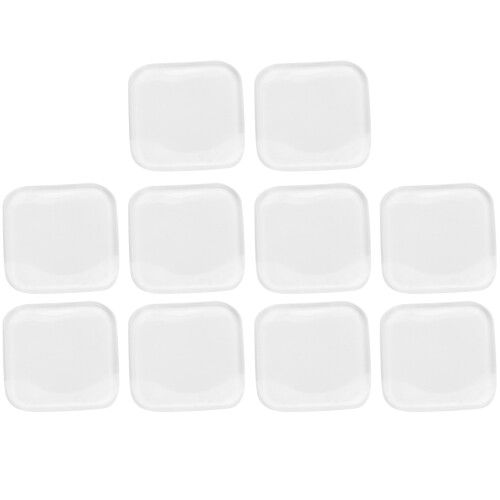 10 pezzi di cuscinetto in silicone trasparente per ciglia 3x3.2cm 1