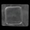 10 pezzi di cuscinetto in silicone trasparente per ciglia 3x3.2cm 4