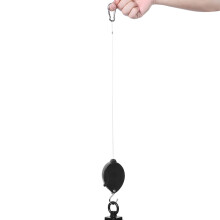Ausziehbarer Hängehakenkorb mit Abhängehaken, Max. 25 kg, 160 cm