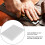 White PP Plastic Craft Mat for Leather Punching Drilling and Cutting Projects 9