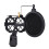 Plastic Mic Shock Mount with Pop Filter for 2cm-4cm Condenser Microphones 3