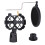 Plastic Mic Shock Mount with Pop Filter for 2cm-4cm Condenser Microphones 8