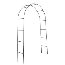 Heavy Duty Iron Flower Arch for Weddings and Garden Paths