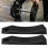 Silicone Barbell Load Unload Plates Wedge 23.2x4.5cm Black 16