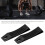 Silicone Barbell Load Unload Plates Wedge 23.2x4.5cm Black 8