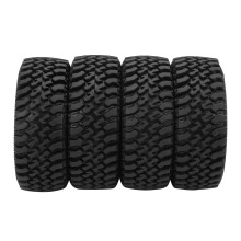 4pcs RC Rubber Wheel Tires for MN86 Model - Enhanced Grip & Style