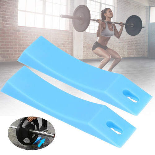 Cuscino in silicone blu a cuneo per bilanciere 23,2x4,5 cm 2