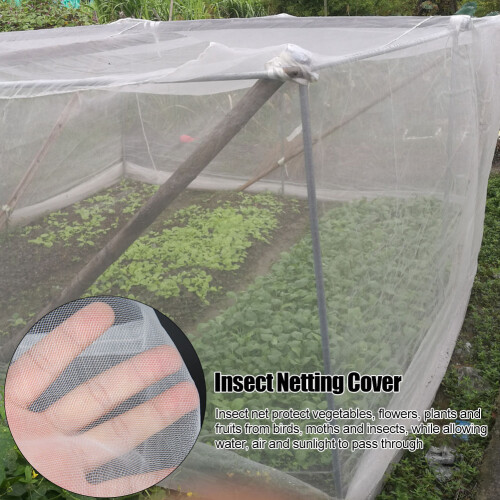 Garten-Gemüse-Früchte-Schutznetz 3x2m, Weiß 2