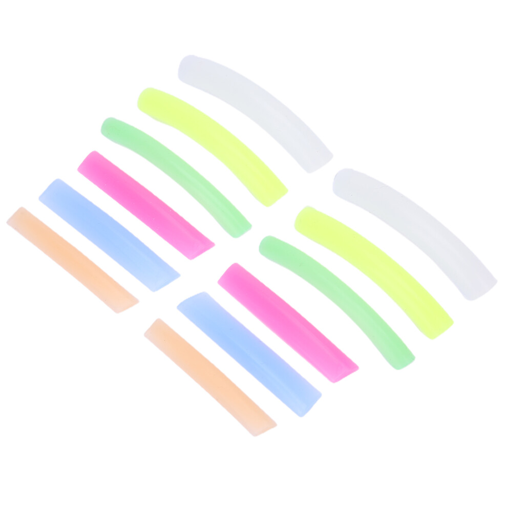 Colourful Silicone Eyelash Lift Pads 6 Pairs Reusable Perm Makeup Tools
