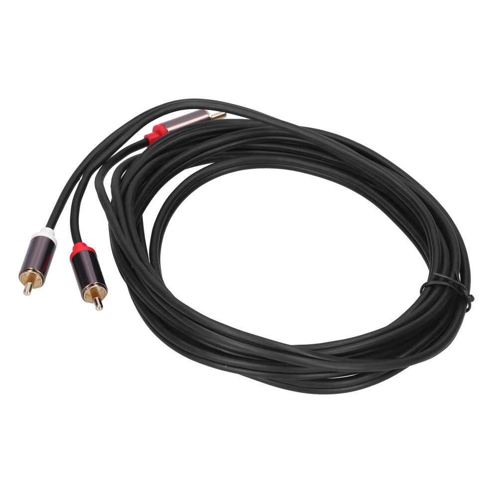 2Rca Male To 2Rca Male Audio Cable 3M/9.8Ft Plated, Tv To Amplifier Gold 8271359290912