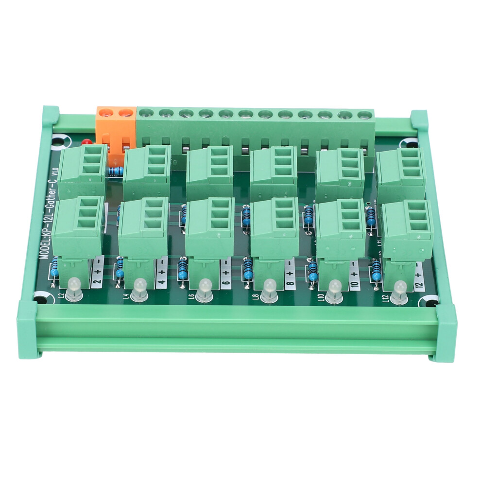 12Channel 3Wire Terminal Block Capture Card Din Rail Control Kp12lgtherc 8741359290774
