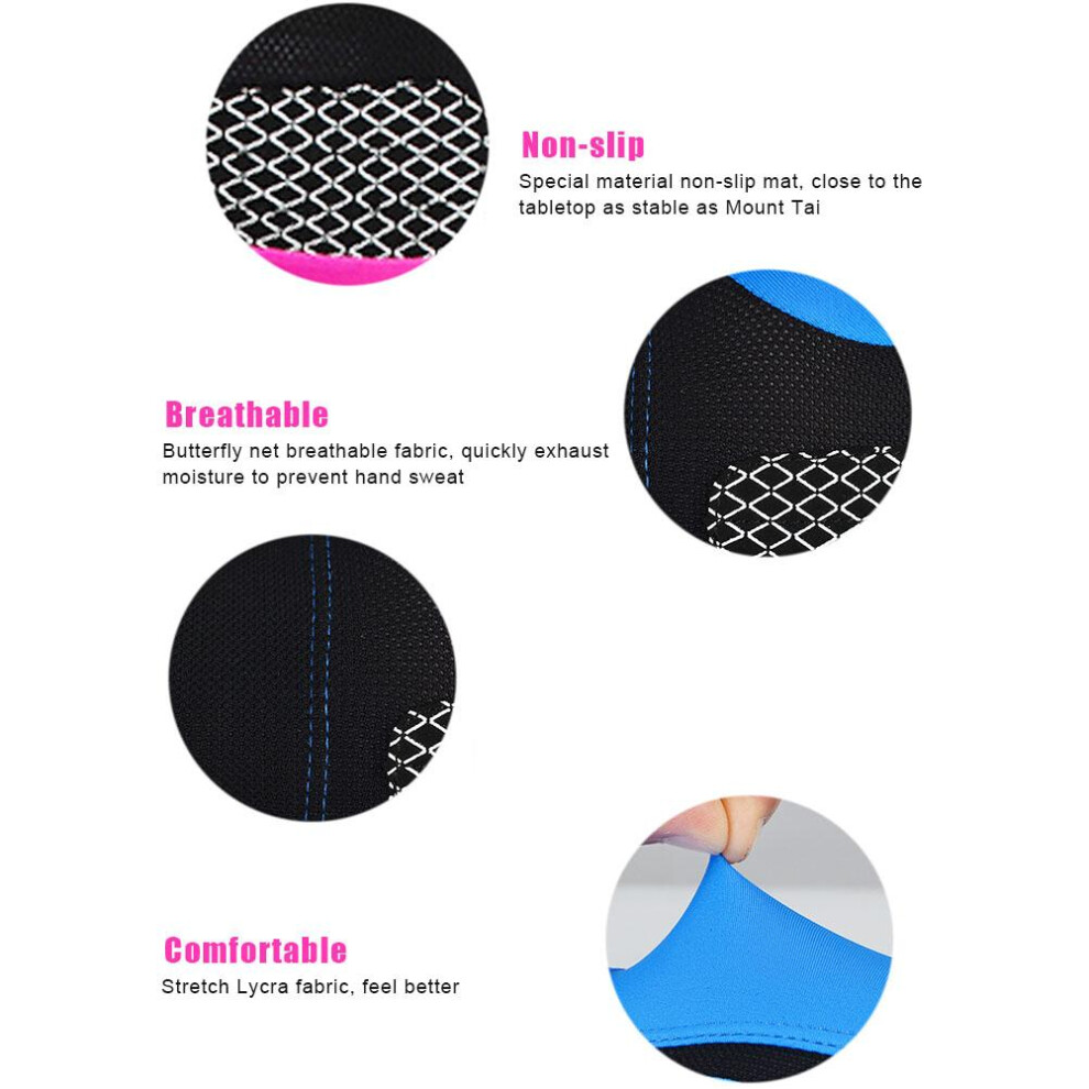 Black Billiard Gloves Three Finger Anti Skid Cue Gloves for Adults-image-OPC-PMTNHZF-NEW