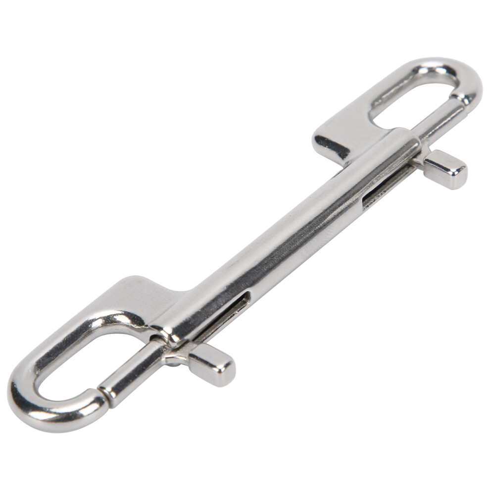 Stainless Steel Diving Double Ended Snap Clips, 60G, Silver 6931359291624