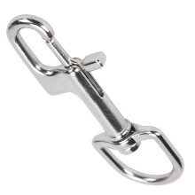 Stainless Steel Diving Snap Clips 100mm Single Eye Bolt Hook
