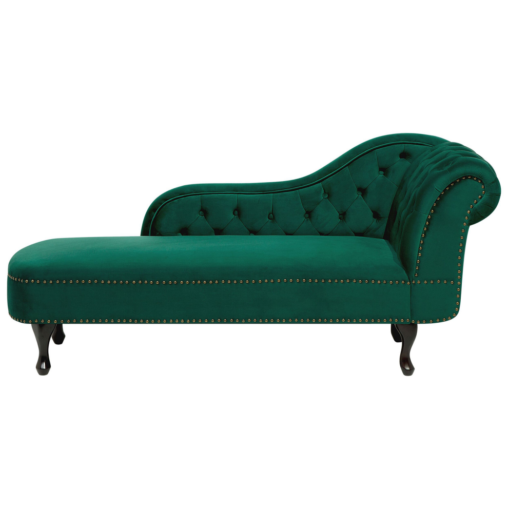 Right-Hand Chaise Lounge NIMES Velvet Green-image-OPC-PV7BCX-NEW