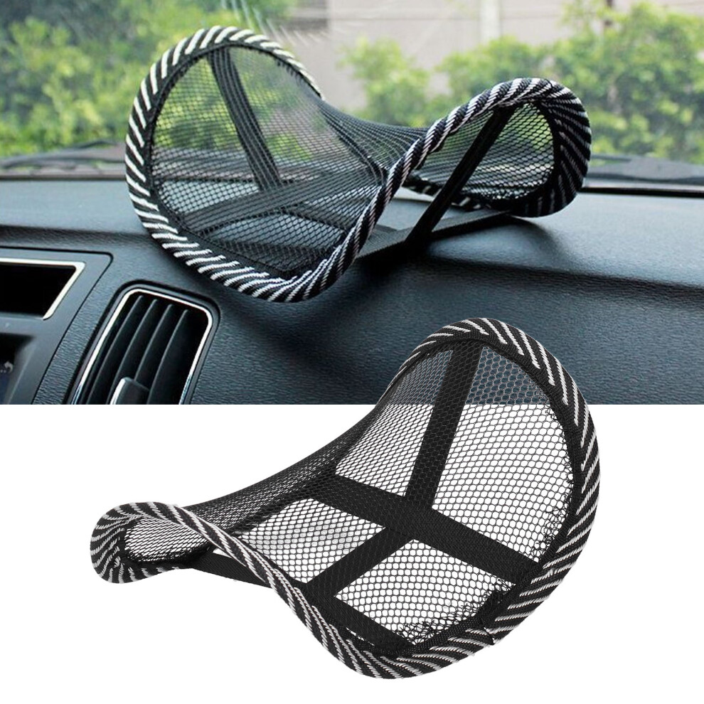 Car Headrest Neck Pillow Neoprene Mesh Ventilation Cushion 18X27cm Black 8401359293082