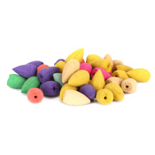 2 Box Backflow Incense Cones 80Pcs Natural Fragrance for Indoor Purification