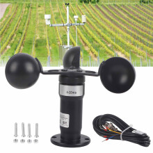 Aluminum Alloy Wind Speed Sensor 0-30m/s 4-20mA Output
