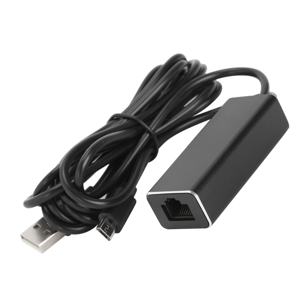 Tv Stick Ethernet Adapter Micro Usb To Rj45 10/100Mbps Data Transfer Device 8761359293582