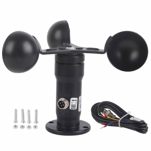Aluminum Alloy Wind Speed Sensor 0-30m/s 4-20mA Output 1