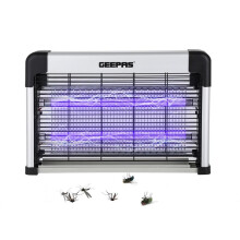(16W) Geepas Fly and Insect Killer Powerful UV Light Zapper with Removable Tray & Protective Cage for Home Use 2 Years Warranty