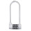 Zinc Alloy U Shape Digital Cabinet Lock Combination Code Extra Long 50mm 2