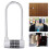 Zinc Alloy U Shape Digital Cabinet Lock Combination Code Extra Long 50mm 4