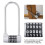 Zinc Alloy U Shape Digital Cabinet Lock Combination Code Extra Long 50mm 3