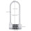 Zinc Alloy U Shape Digital Cabinet Lock Combination Code Extra Long 50mm 8