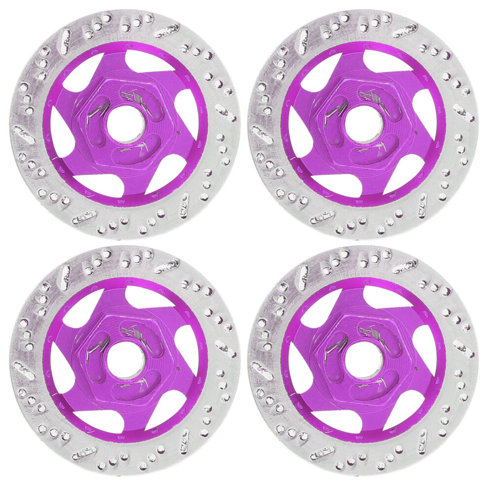4Pcs Aluminum Rc Brake Disc 31Mm For 1/10 Cars Purple 5021359296925
