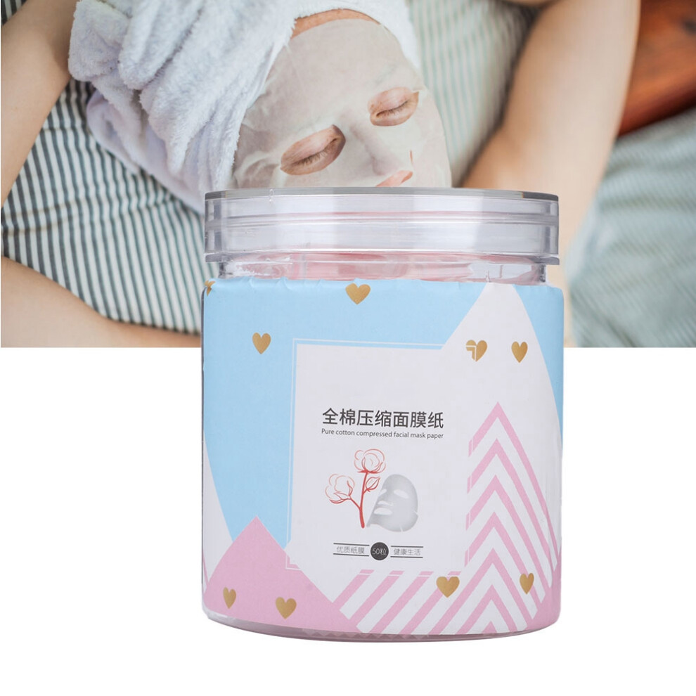 50Pcs Compressed Cotton Face Masks, Hydrating DIY Skincare Pack