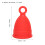 Red Small Soft Silicone Menstrual Cup - Safe Reusable & Ergonomic 10