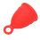 Red Small Soft Silicone Menstrual Cup - Safe Reusable & Ergonomic 4