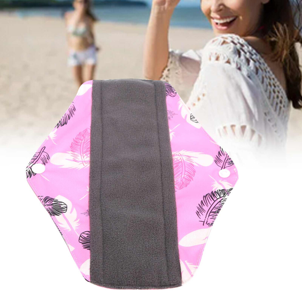 Heavy Flow Overnight Menstrual Pads Washable Bamboo Charcoal Pads Medium