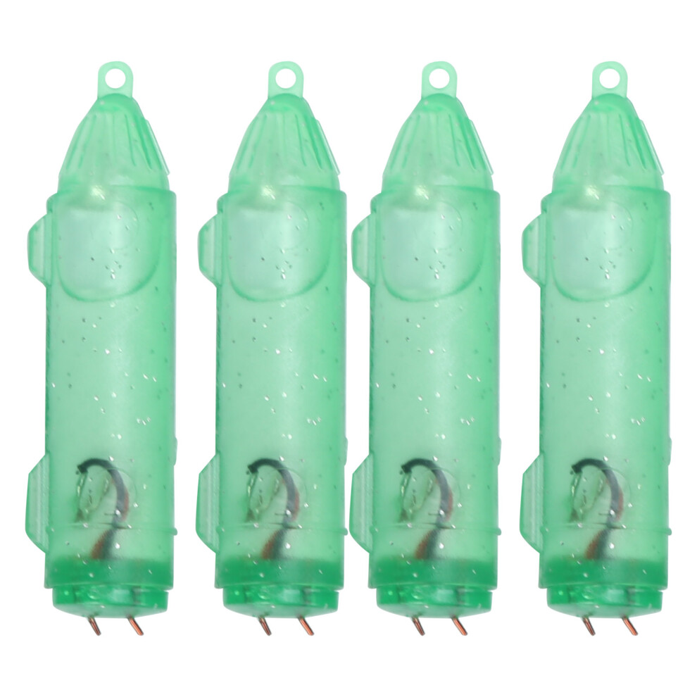 4 Pieces LED Underwater Lure Light Green Waterproof Bait Light for Anglers-image-OPC-PMTNNVY-NEW