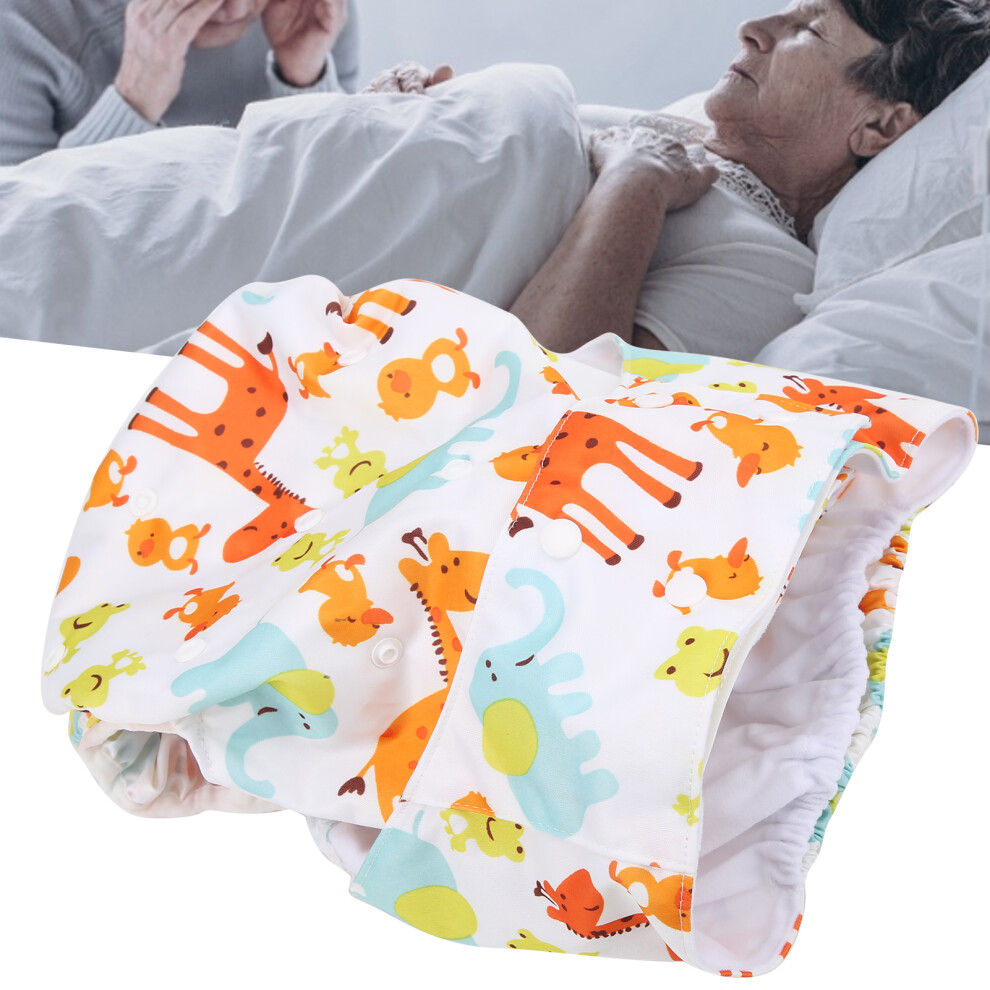LeakFree Adult Cloth Diapers Reusable Pocket Nappies for Elderly & Disabled (A51)