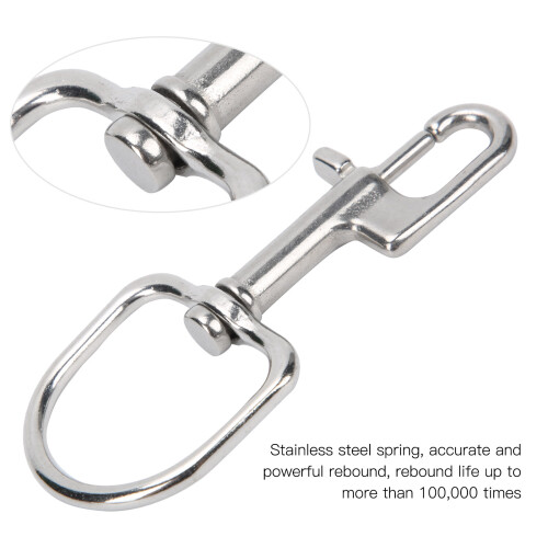 Smooth 110mm Stainless Diving Clips for Secure and Easy Attachment 2